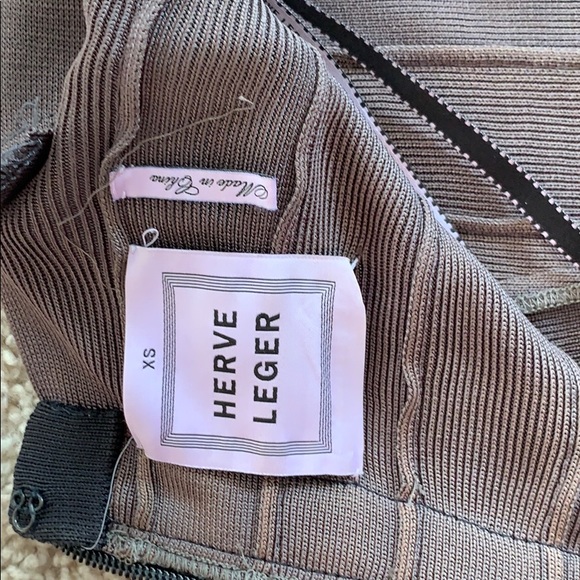 Hervé Leger Black Sequin Bandage Cocktail Dress - Picture 3 of 3